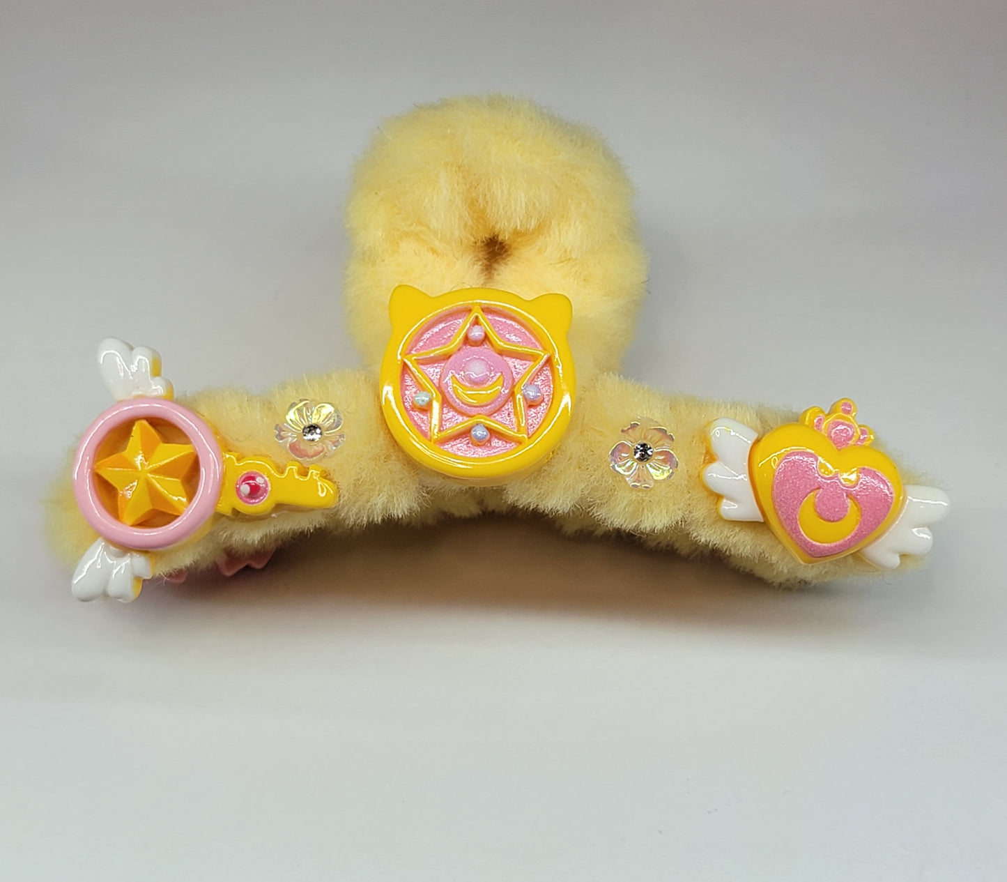 Sailor 🌛 Yellow Fuzzy Hair Clip